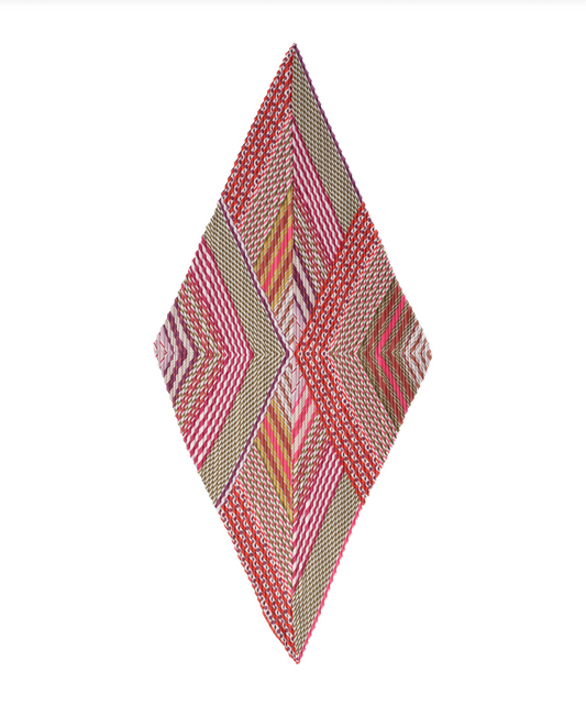 Downtown Pleated Diamond Bandana
