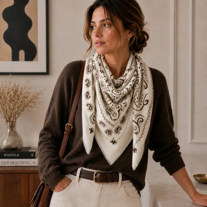 Large Woolen Square Bandana
