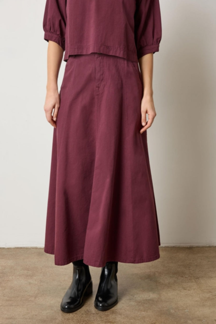 Seamed Maxi Skirt
