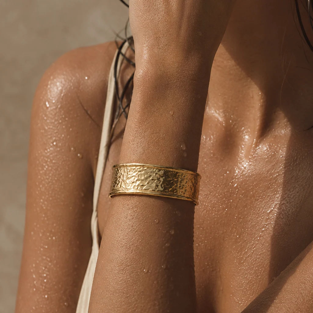 Lowell Hammered Cuff Bracelet