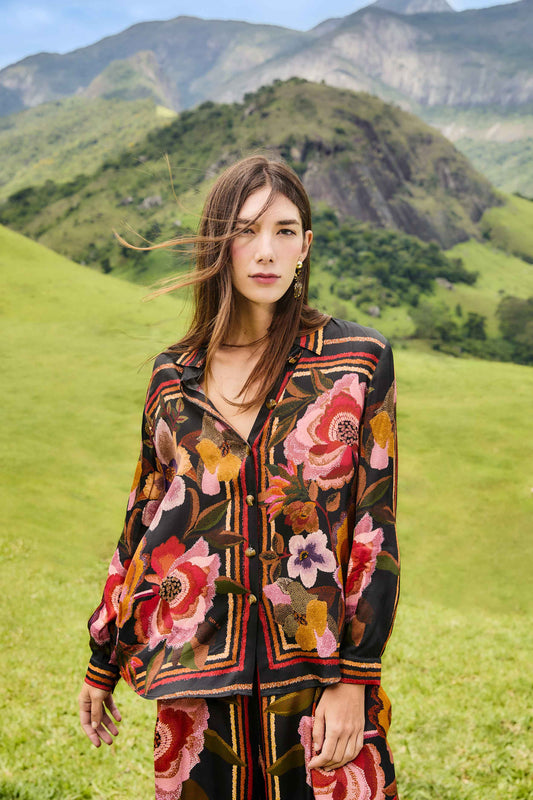 Chenille Flower Shirt