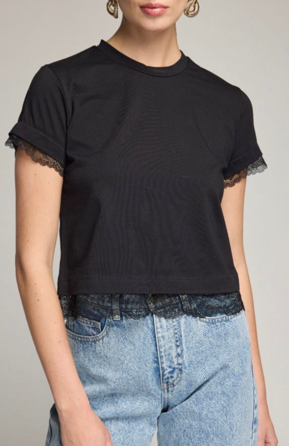Christella Lace Combo Top
