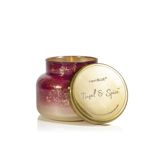 19 oz Glimmer Signature Candle - Tinsel & Spice
