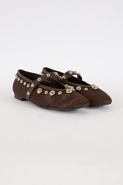 Pony Fur Flats